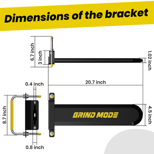 Steel Chainsaw Holder for Tractor