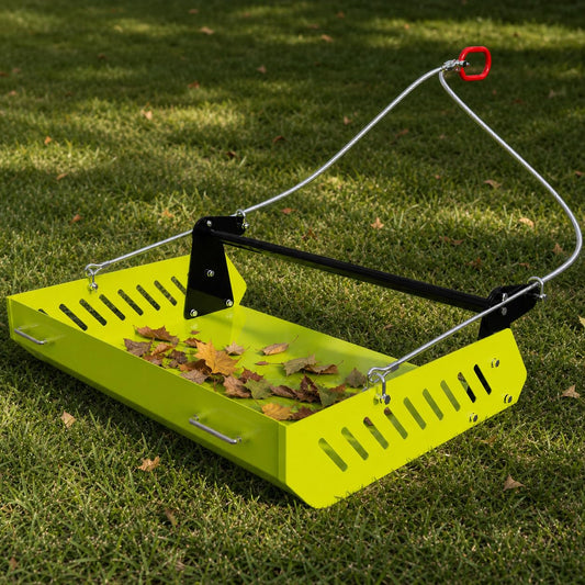Mini Horse Paddock Cleaner & Tow-Behind Trailer(Green)