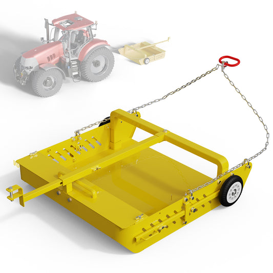 2-in-1 Large Horse Paddock Cleaner & Tow-Behind Trailer-Upgraded Chain Version