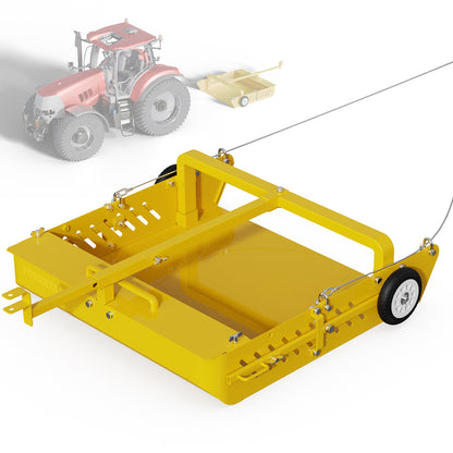2-in-1 Large Horse Paddock Cleaner & Tow-Behind Trailer