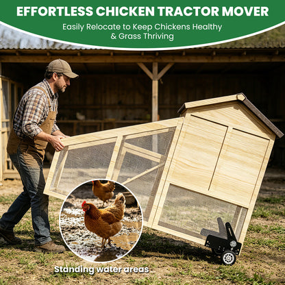 Chicken Tractor Wheel Lift Kit
