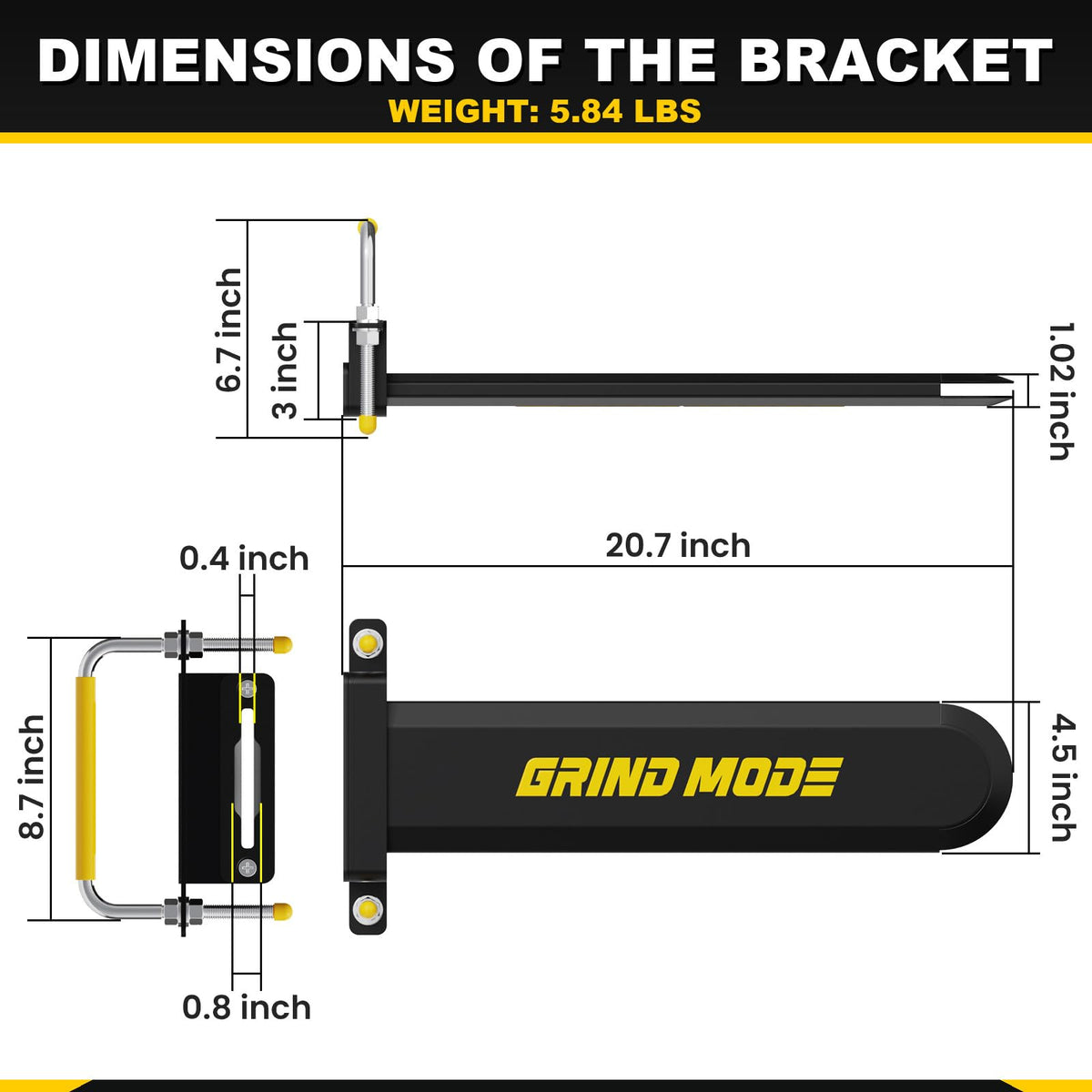 Steel Chainsaw Holder for Tractor