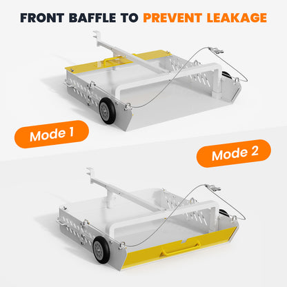 2-in-1 Large Horse Paddock Cleaner & Tow-Behind Trailer