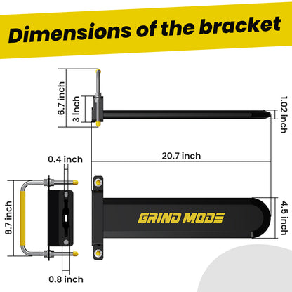 Steel Chainsaw Holder for Tractor