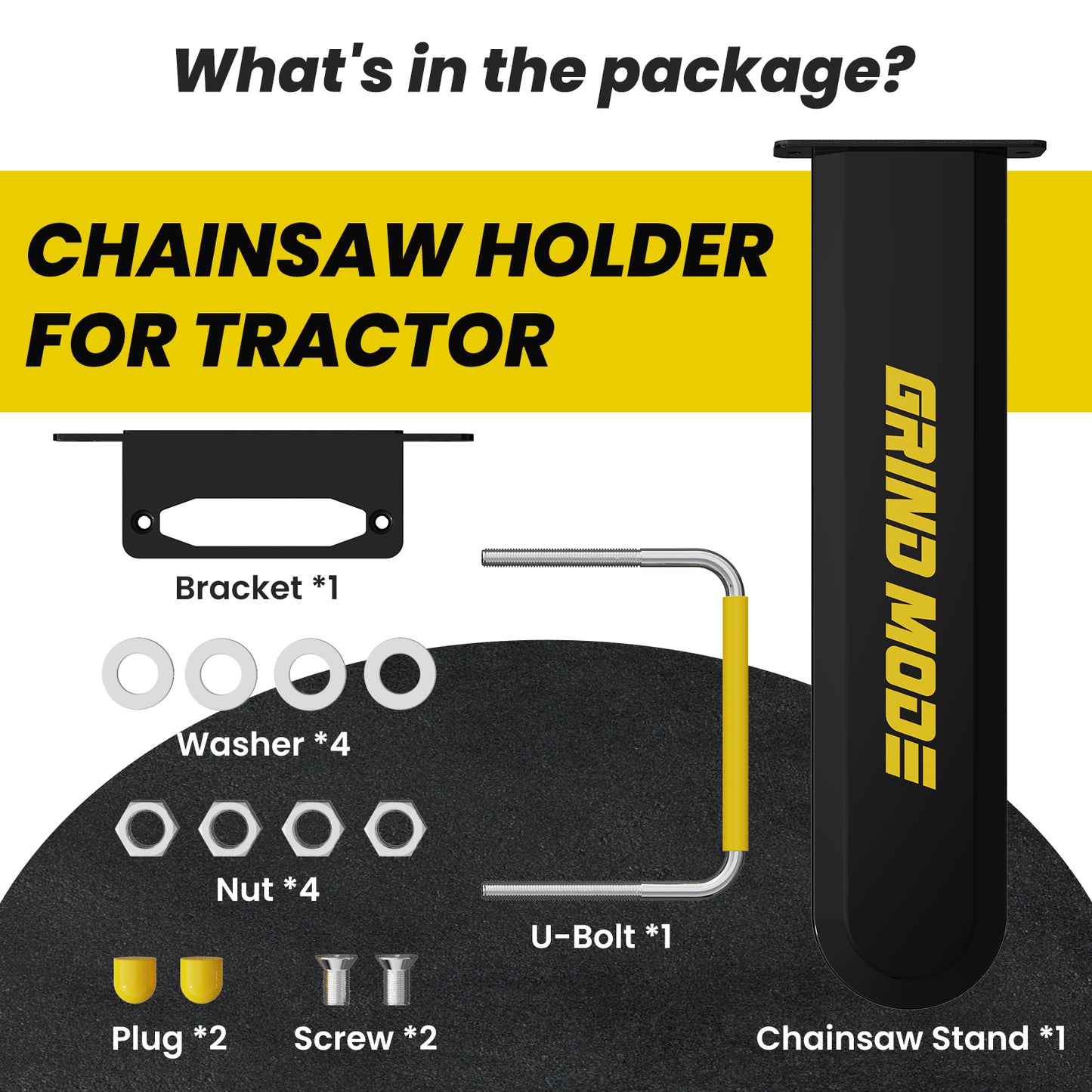 Steel Chainsaw Holder for Tractor