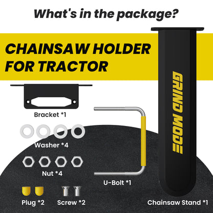 Steel Chainsaw Holder for Tractor